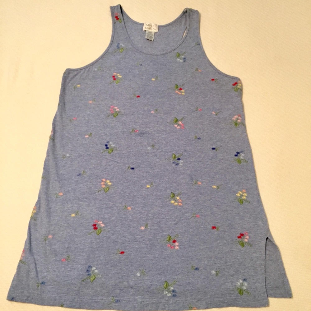 Earth Angels cotton long Top. size M